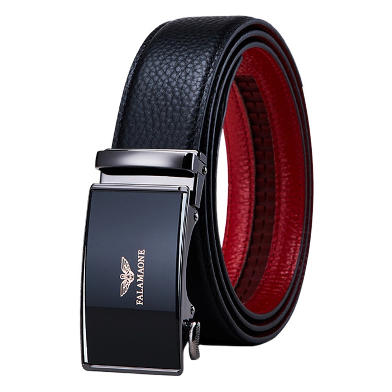 Falai Armani Belt Men's Genuine Leather All-match Belt Luxury Pure Cowhide Young Brand Men's Belt