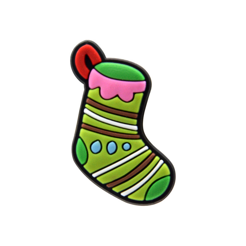 Picture of New Cave Shoes Accessories PVC Shoe Flower Shoe Buckle Cute Cartoon Christmas Holiday Peripheral DIY Decorative Shoe Flower Buckle
