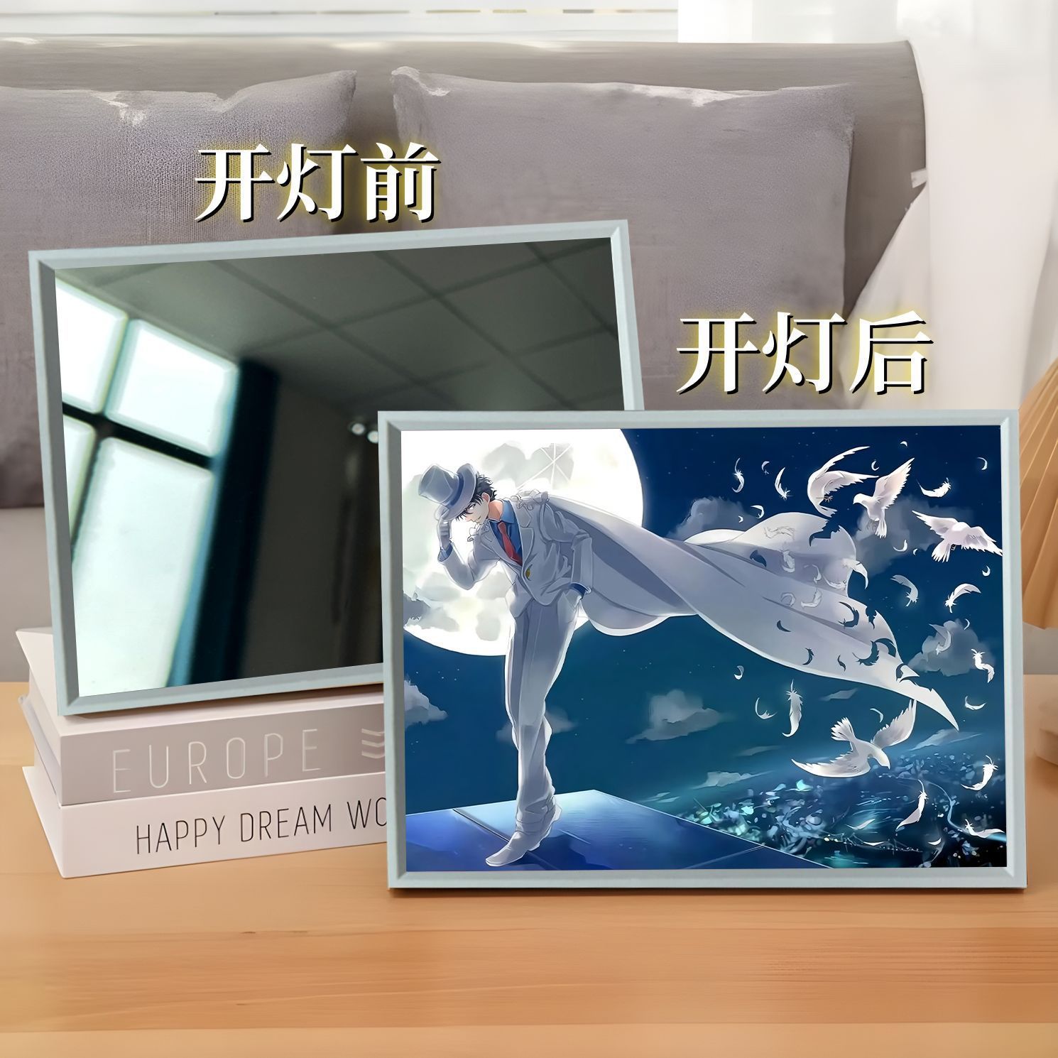 Phantom Thief Kid, Detective Conan Lighting, Shinichi Kudo, Rechargeable Anime Ambient Light, Birthday Gift