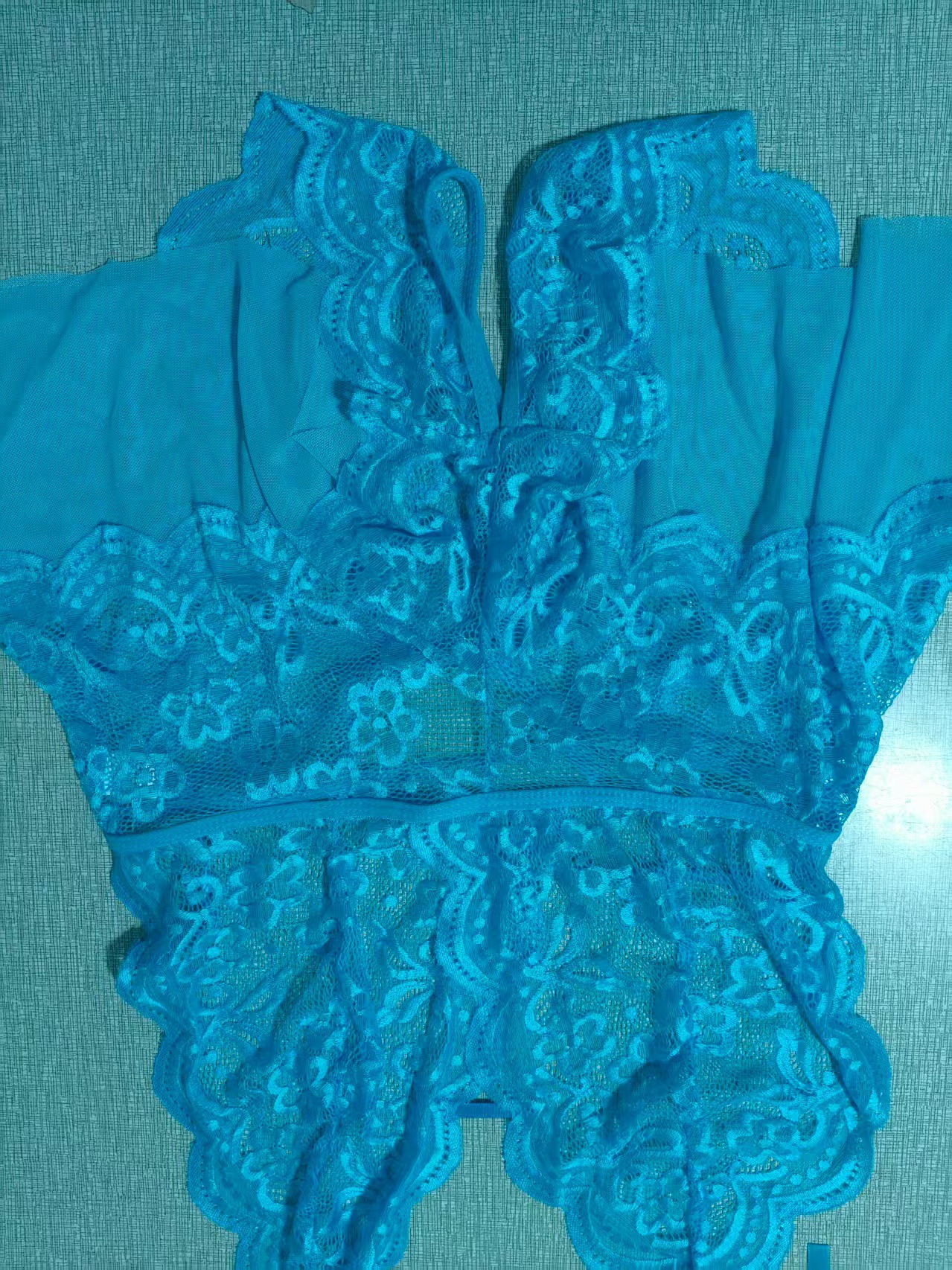 Picture of 2023 New Sexy Lingerie Women's Large Size Transparent Lace Sexy Temptation Jumpsuit Passionate Open Crotch Free of Take Off