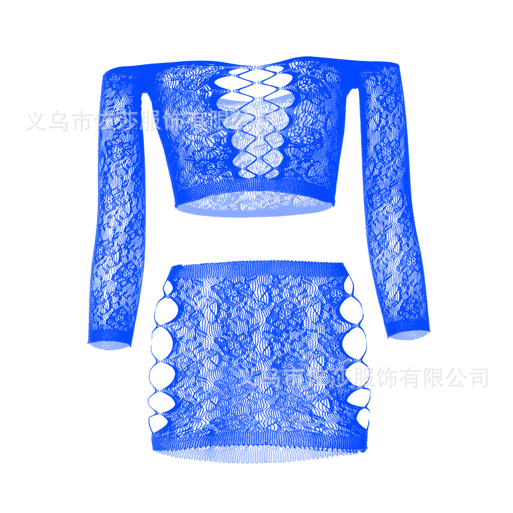 Picture of 2023 summer new European and American ins tube chest lace stitching sexy cross-border underwear set w556