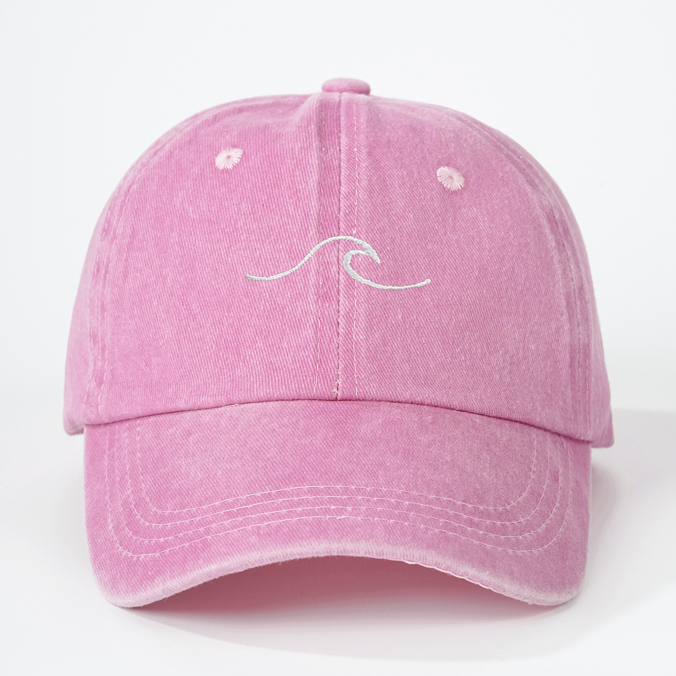 Picture of Spring and Summer Embroidered Corrugated Baseball Cap for Men and Women Outdoor Sunscreen Baseball Cap Hat Suitable for Outdoor Sports Sunshade