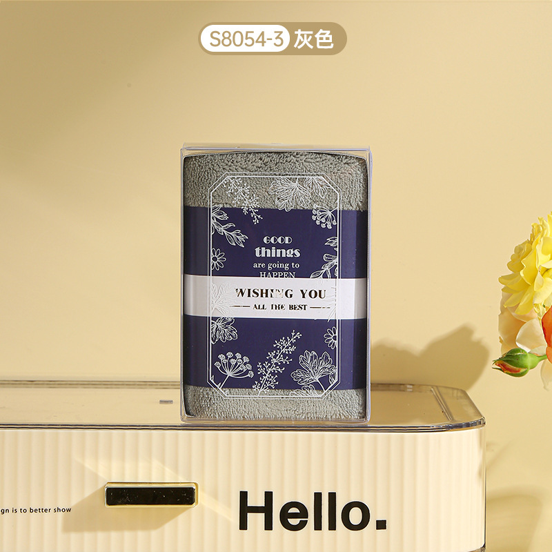 Picture of Hand Gift Towel Coral Fleece Creative Gift Waist Seal Gift Box Towel Event Wedding Ceremony