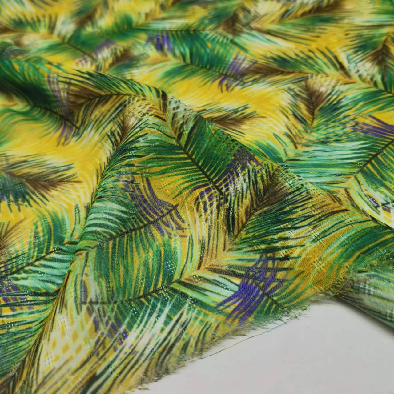 Jacquard Small Hole Polyester Chiffon Fabric Smooth Soft Dress Fashion Sewing Fabric