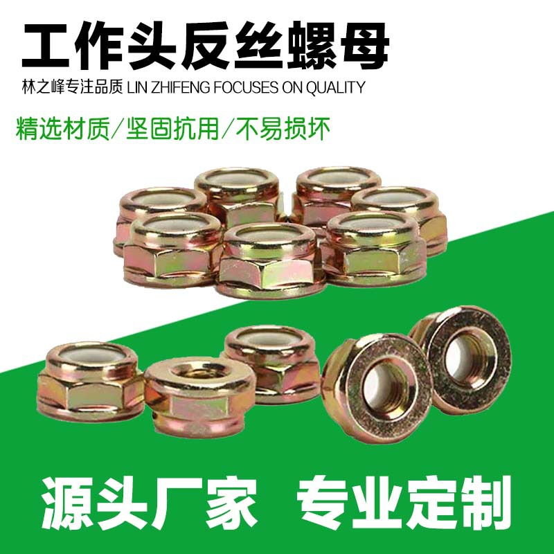 Lawn Mower Accessories Universal Anti-Thread Nut Screw Brush Cutter Work Head Thickeneded 10 Wire 12 Wire Work Head Nut
