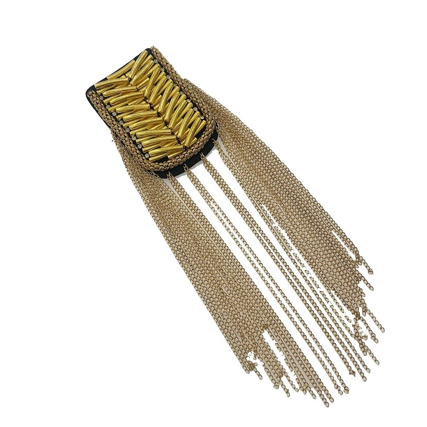 Bracelet fashion copper tube lifting chain epaulet various styles processing clothing epaulet manufacturer