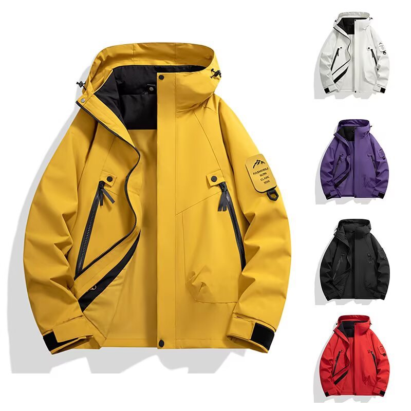 Spring and Autumn New Men's Jacket Jacket Trendy Casual Versatile Jacket Outdoor Youth Top Trench Coat Men's Wear