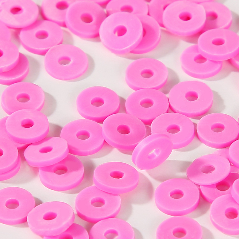 Picture of Jewelry Accessories Color Soft Ceramic Beaded Handmade diy Handmade Material Bracelet Necklace Bracelet Bead Spacer