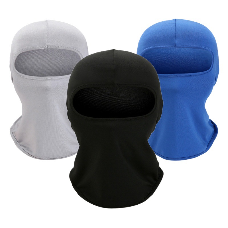 Summer Outdoor Sports Riding Headgear Ice Silk Sunscreen Bicycle Motorcycle Windproof Dustproof Masked Cap