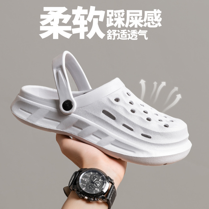 Picture of Hole Shoes Women Outwear Hole Shoes Men's Slippers Women's Summer Slippers Men's Home Shoes Couple's EVA Slippers Men's Sandals