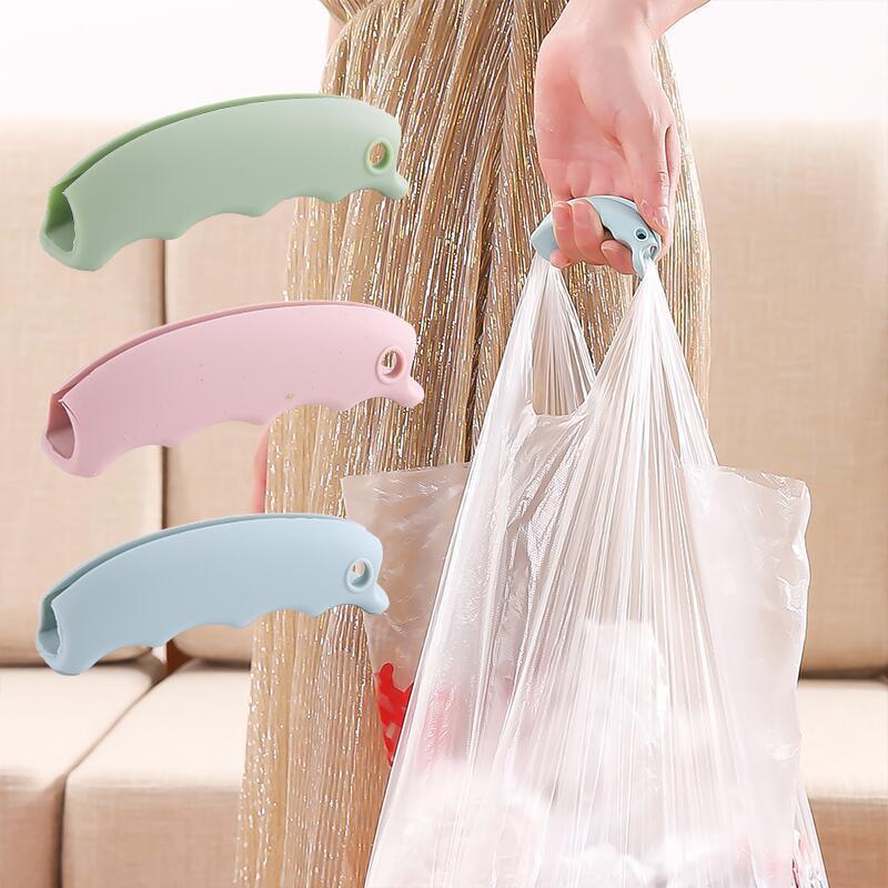 Picture of Silicone Anti-Strangle Hand Labor-Saving Vegetable Carrying Device Plastic Bag Handle Grocery Shopping Satchel Convenient Bag Carrying Tool