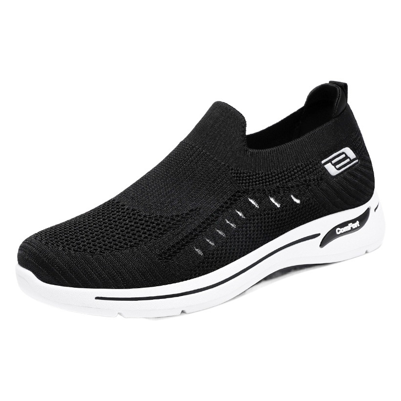 Men's Cloth Shoes Mesh Breathable Casual Soft Sole Shoes Summer Cross-Border Dropshipping Shoes Dad Shoes