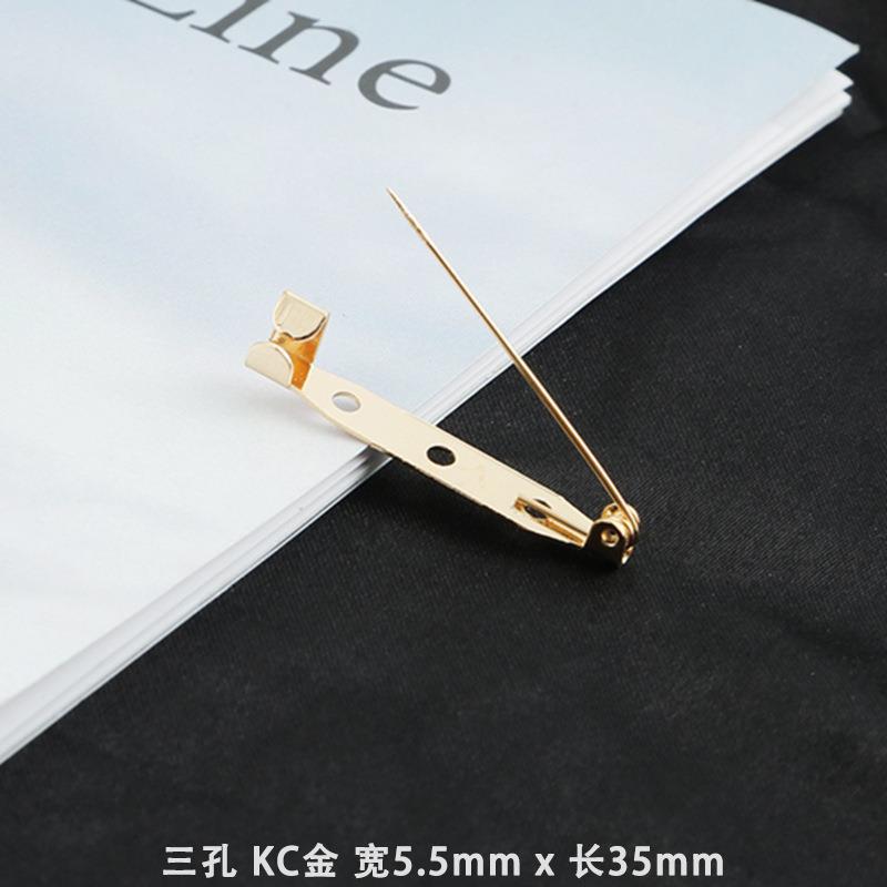 Picture of Cross-border Hot Sale High Quality Special Price Safety Badge Clothes Metal Simple Pin Brooch Handmade DIY Jewelry Accessories