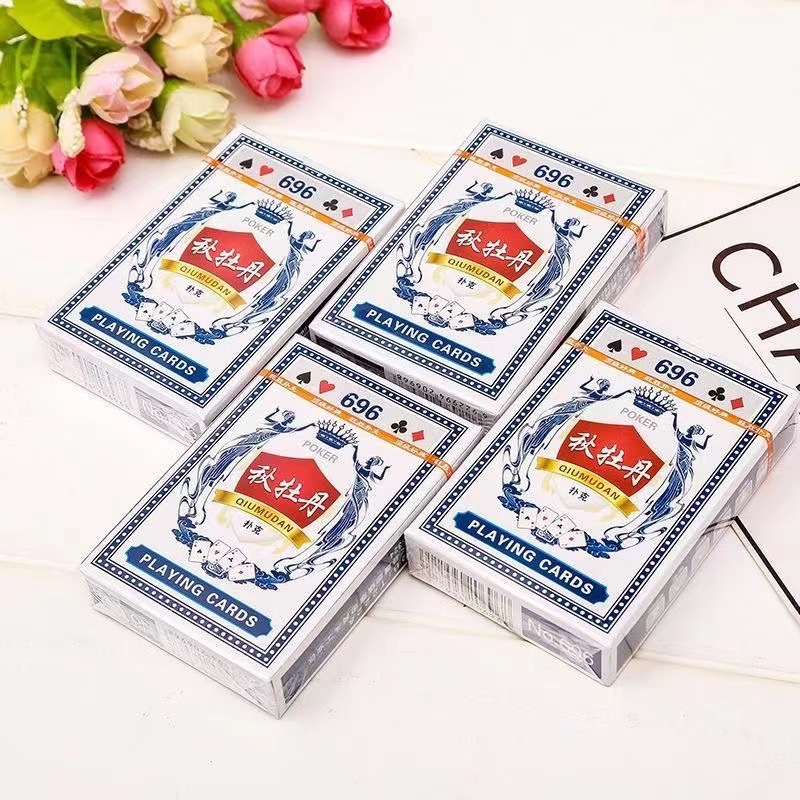 Wholesale peony playing cards wholesale game props home card board games card stud fight landlord poker manufacturers