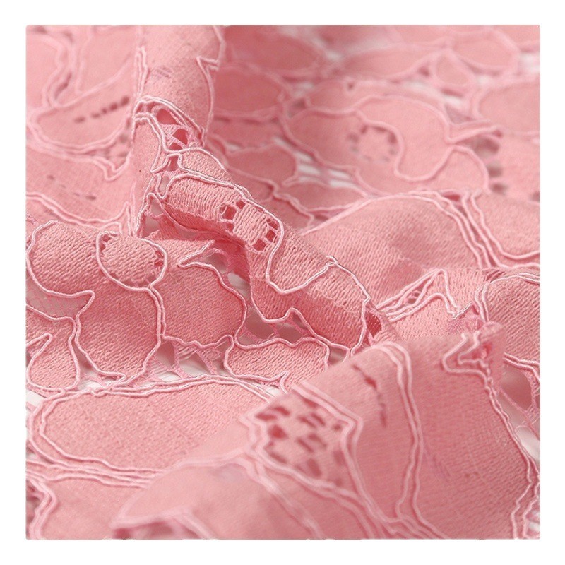 Picture of Factory Wholesale Direct Sales Thickeneded Brocade Eyelash Thread Lace European and American Women's Cheongsam Dress Lace Fabric