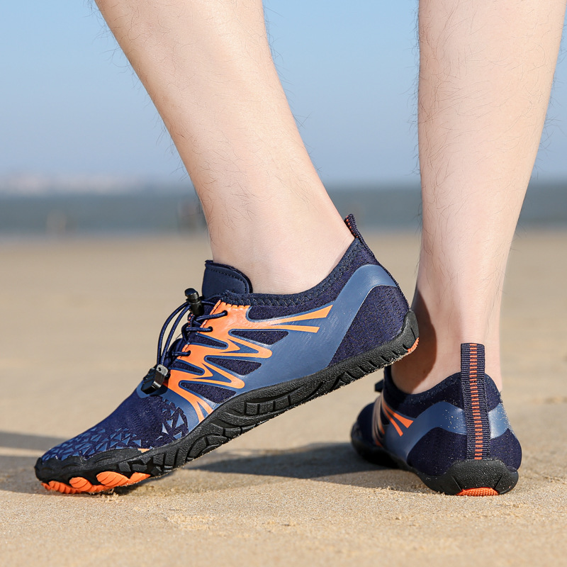 Plus size 46 outdoor upstream wading beach swimming shoes diving indoor fitness training cycling shoes climbing five-finger shoes
