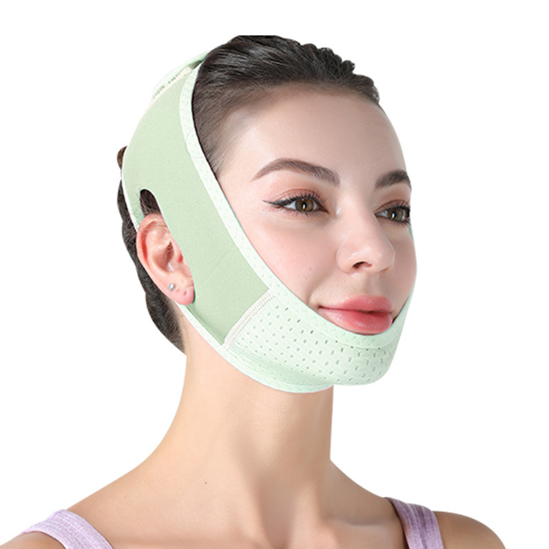 Picture of Thin face mask in stock thin face bandage V-face artifact lifting and tightening French pattern double chin drooping thin face carving