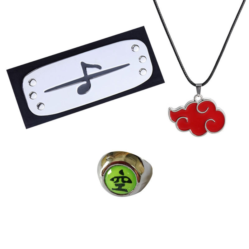 Picture of Anime Ninja Necklace Xiao Organization Skunk Zhu Ring Payne Zero Three Yu Nanqing Sentenced to Enduring Protection of Red Cloud Three-Piece Suit