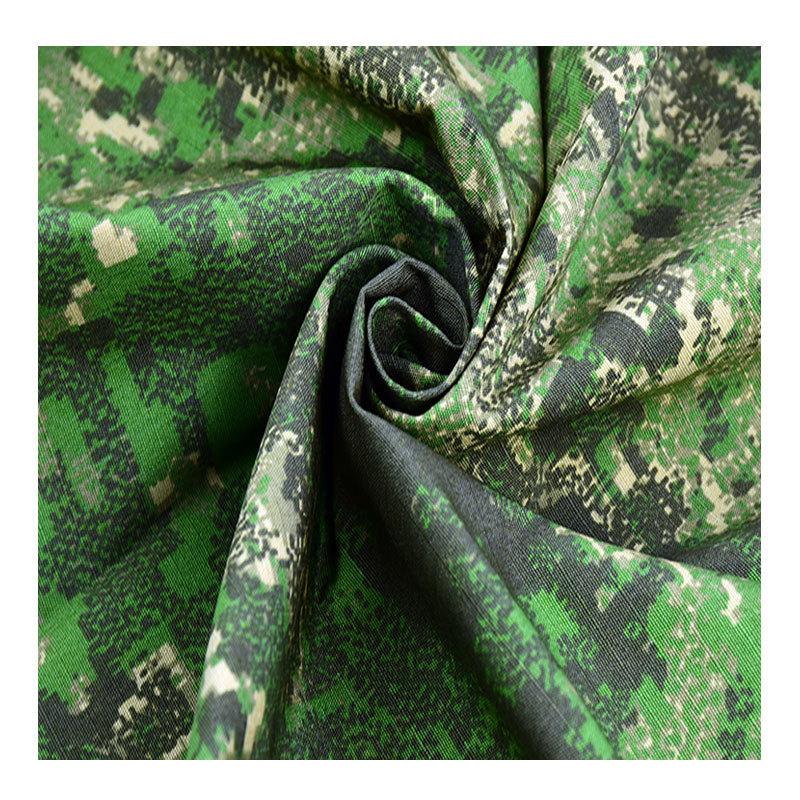 Cotton Brocade Camouflage Fabric Nc Tear-Proof Plaid Camouflage Mountaineering Clothing Waterproof Fabric