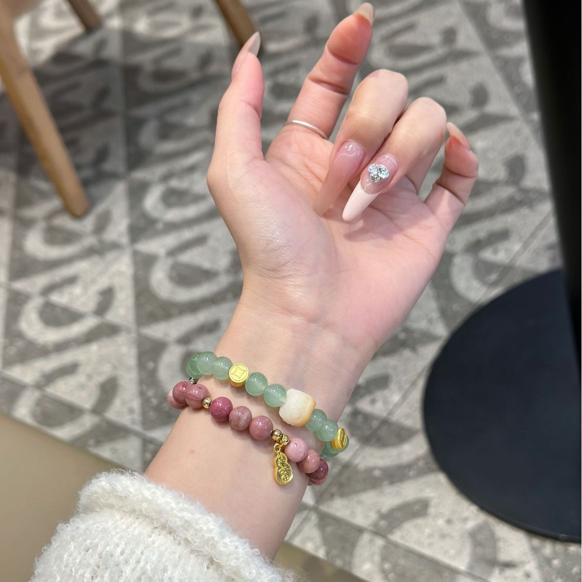 Picture of For mi band 8 strap 9 generation beaded hand rope national tide millet 7/6/5/4/3NFC national wind millet strap