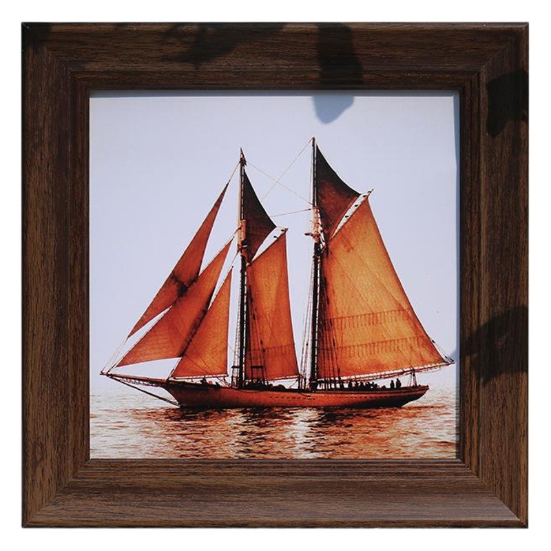 Square American 7-inch 8-inch 10-inch 12-inch picture frame A4 Wall retro photo washing and small photo frame table