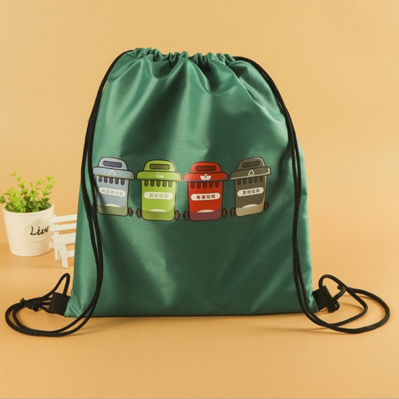 Picture of in stock Polyester 210 Bundle Pocket Training Course Basketball Shoulder Drawstring Nylon Bag Competition Polyester Backpack Storage Bag