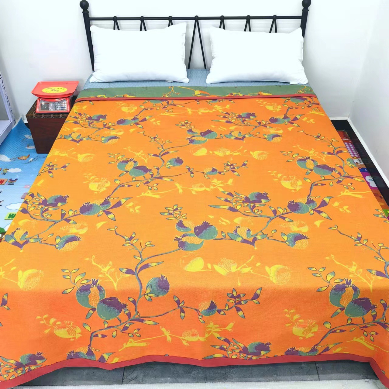 Picture of Wholesale new combed cotton fine sand gauze towel blanket soybean fiber blanket spring and summer single double autumn and winter leisure blanket