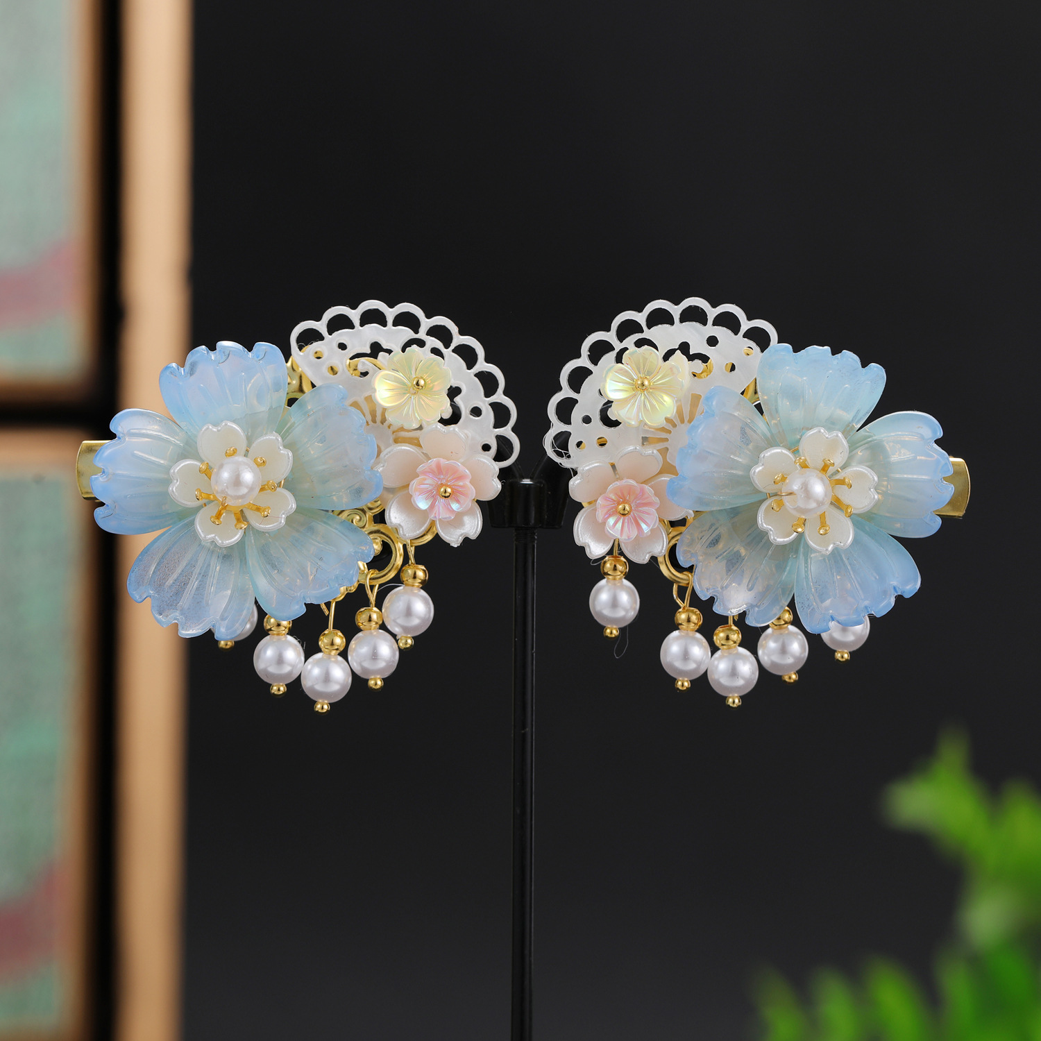 Picture of Children's Hanfu Headwear Girls' Hairpin Chinese Style Baby's Antique Tassel Step-by-Step Hairpin Little Girl's Antique Hair Accessories