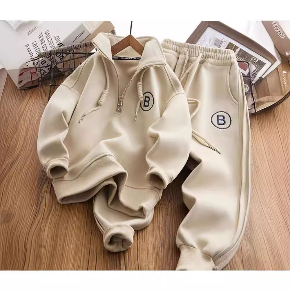Picture of Children's sweater sports suit 2023 new large children's autumn western style boys loose clothes fat children's spring and autumn