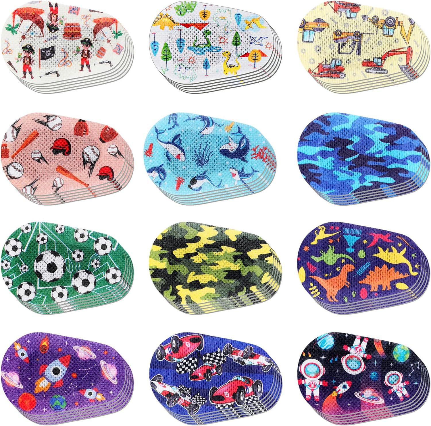 Picture of Amblyopia shading eye patch full cover children strabismus correction training single-eye shielding single-eye mask glasses mask eye patch