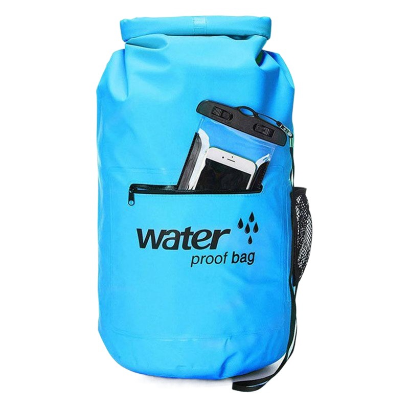 Outdoor Waterproof Bag Barrel Bag Swimming Waterproof Bag Tracing Creek Drifting Beach Luya Fishing Bag Amazon Wholesale Cross-Border