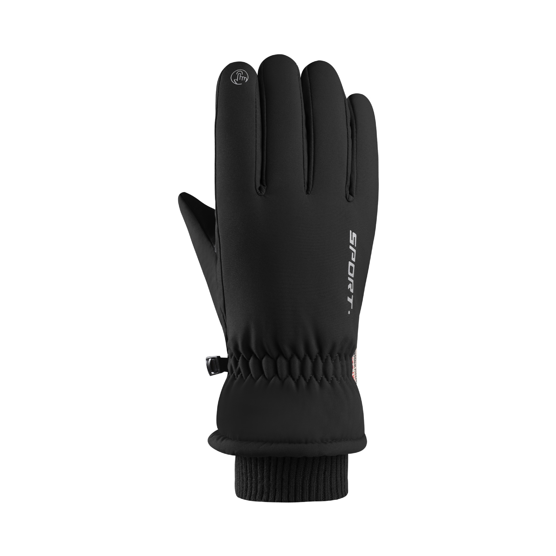 Picture of Cross-border gloves winter men's driving skiing warm fleece-lined sports waterproof cold-proof touch screen riding gloves wholesale