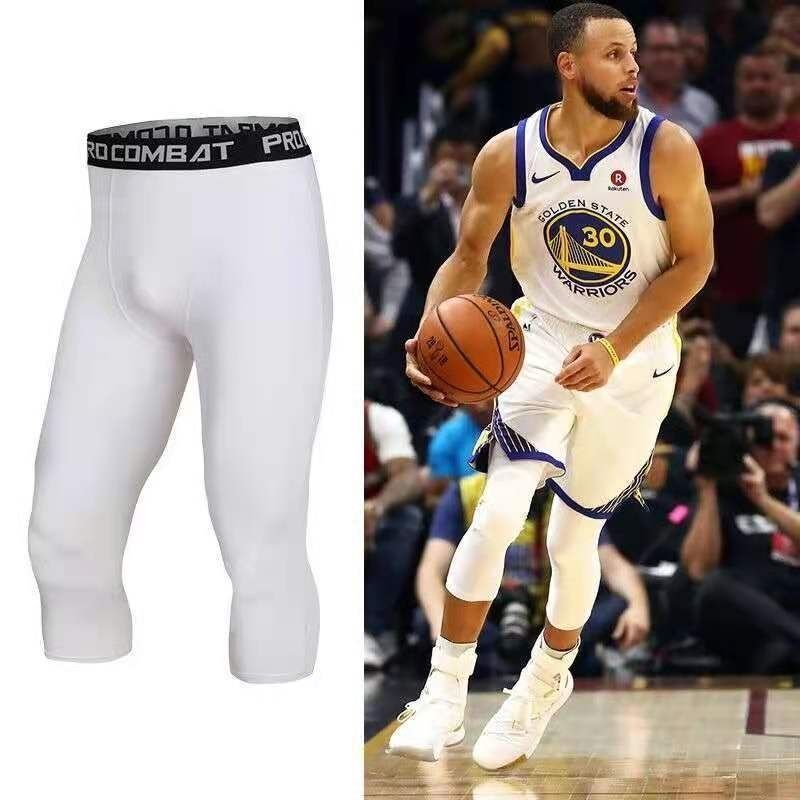 Picture of Tight Sports Fitness Pants Men's Swimming Trunks Anti-Exposure Boxer Anti-Embarrassment Men's and Women's High-Elastic Three-Point Leggings