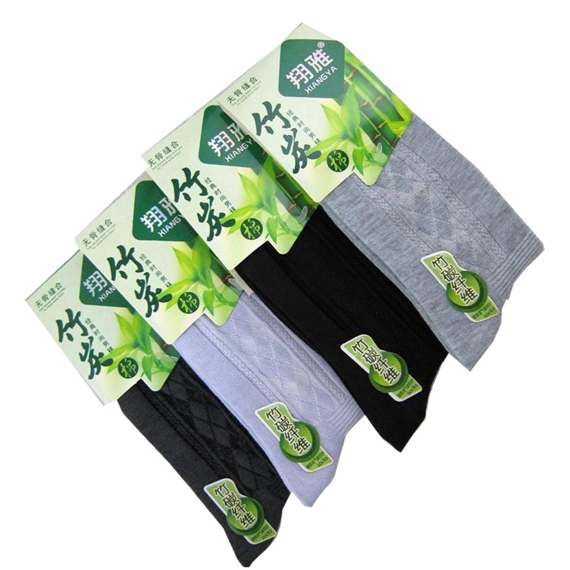 Socks men's long tube double needle loose cotton socks spring and autumn thin business men's socks stall socks manufacturers