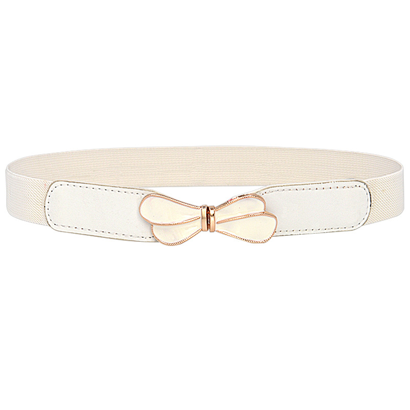 Picture of Simple Fashion Elastic Buckle Women's Thin Belt Women's Skirt Decorative Belt Elastic Belt with Belt