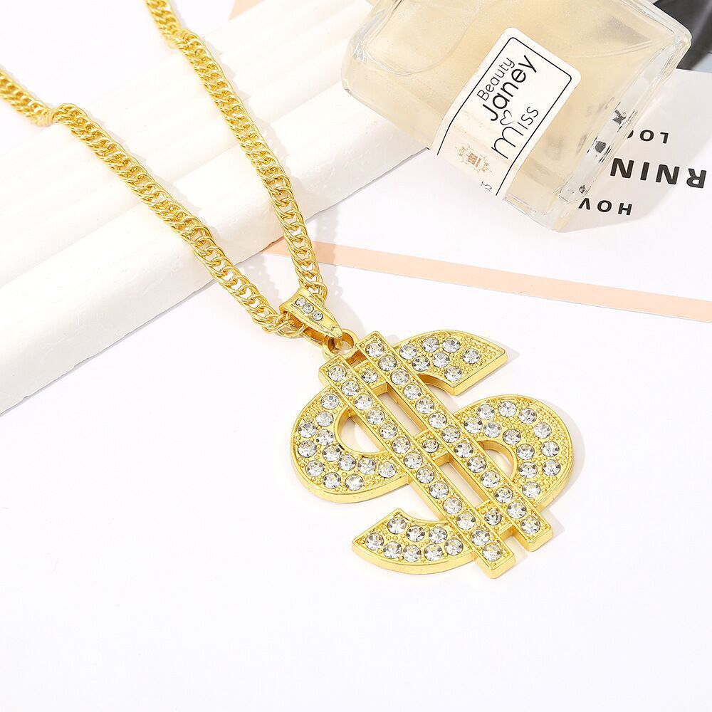 Picture of Hip Hop Simulation Big Gold Chain Men's Gold Plastic Necklace Performance Props Social Super Thick Exaggerated Gold Necklace