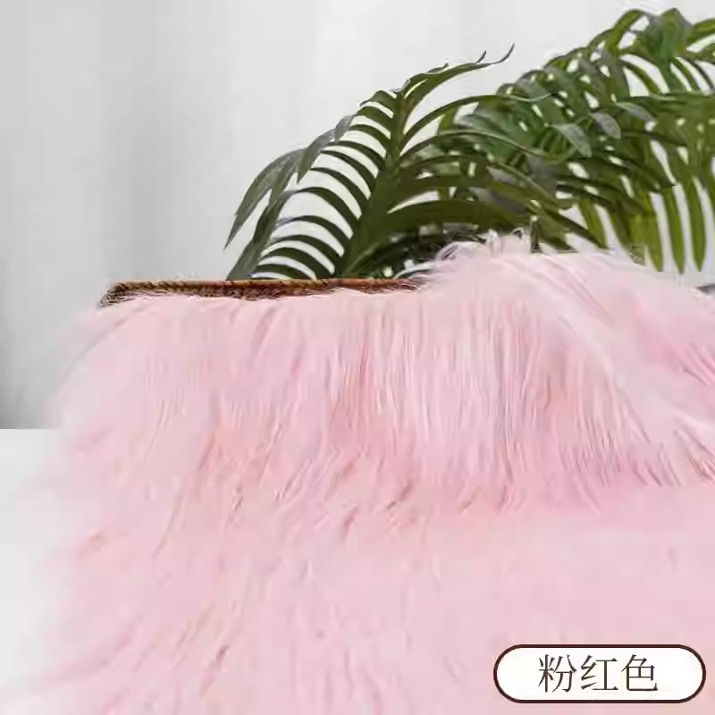 Picture of Falling Wool Plush Fabric 9cm Beast Dress Beast Hair Long Hair Roll Bundle Fried Hair Long Hair Hand-made Cotton Doll DIY