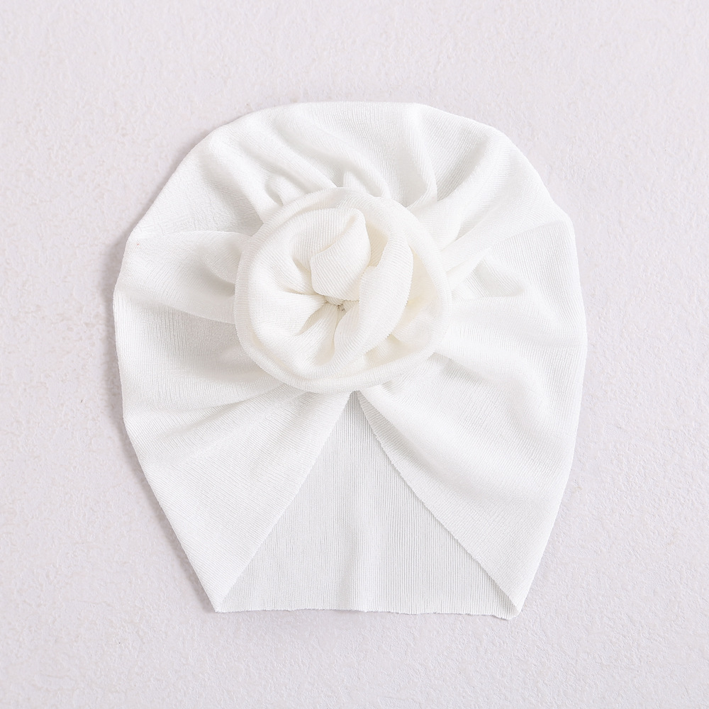 Picture of Europe and the United States hair accessories baby hat new spring and autumn baby India fetal hat three-dimensional flower children's turf hat wholesale