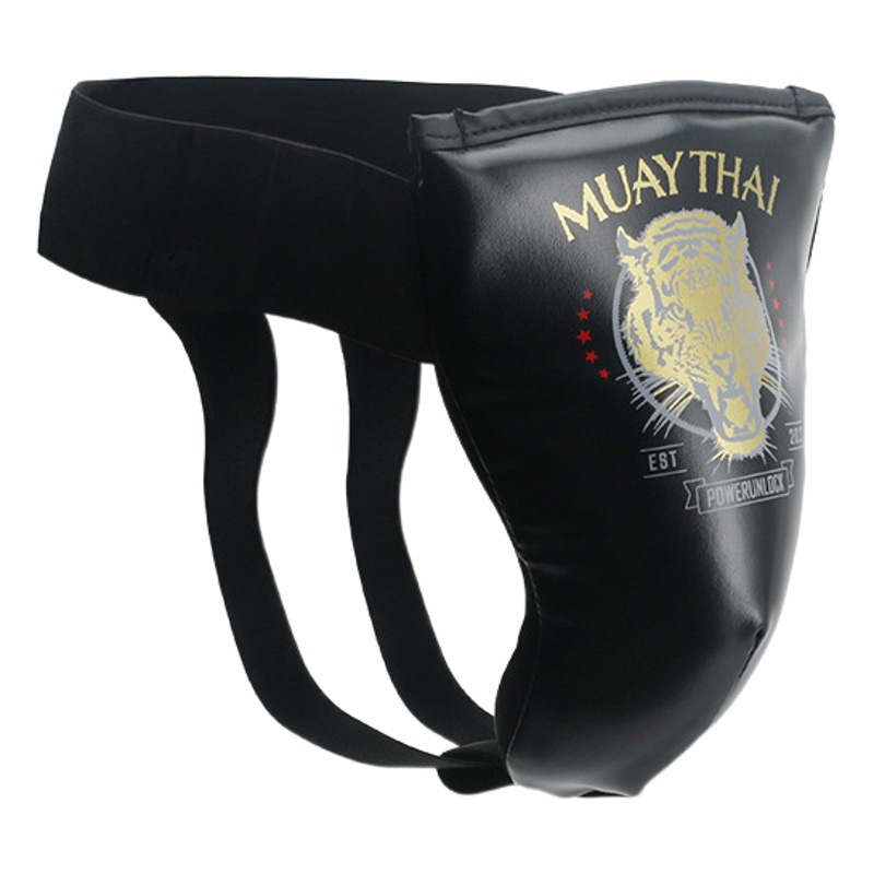 AN Crotch Guard Men's Sanda Boxing Muay Thai Fighting Fighting Adult Children's Guard Gear Block Artifact Guard Training Guard