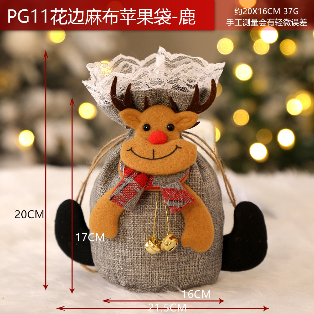 Picture of Christmas Gift Apple Bag Handbag Adult Children Children Christmas Gift Decoration High-end Gift Bag