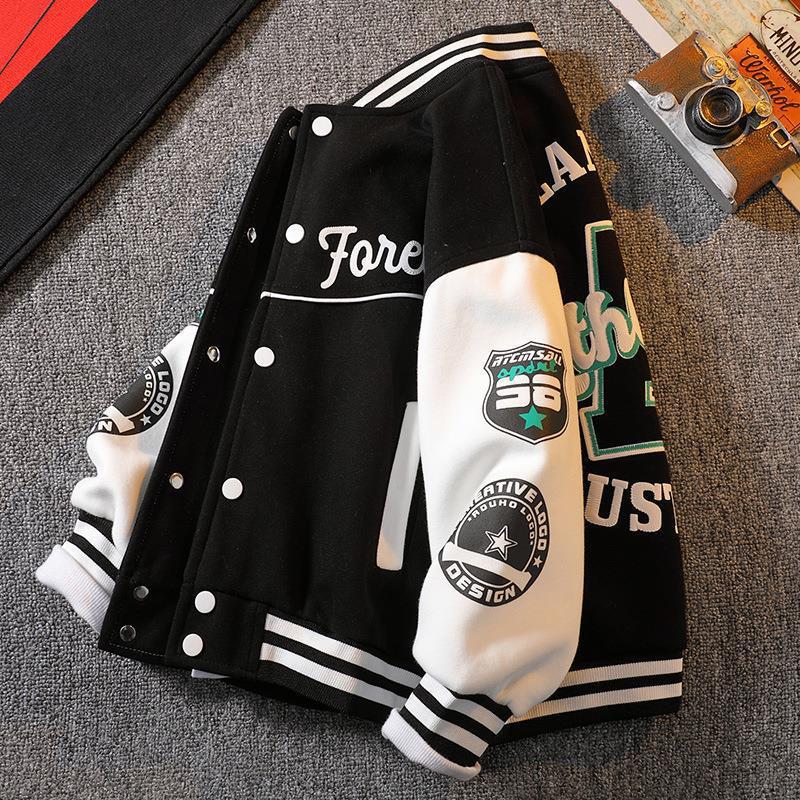 Picture of Boys' jacket Spring New 2023 Western style children's baseball uniform spring and autumn sportswear jacket children's clothing men's clothing