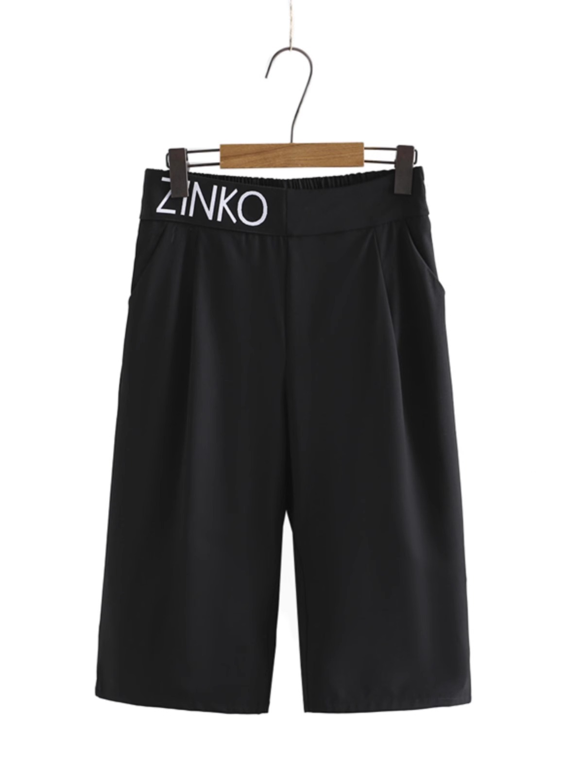 Autumn 2024 New Korean Style Suit Women's Shorts Simple Thin Loose Meat Covering Straight Western Style Pants