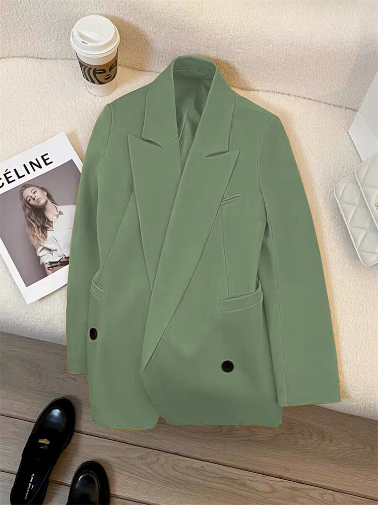 Picture of Spring and Autumn Pure Color High-end Sense Casual Loose Suit Top Temperament Ladies Fashion Trend Suit Wholesale