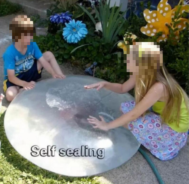 Picture of wubble bubble ball creative TPR children's toy elastic ball transparent inflatable ball Water bubble ball