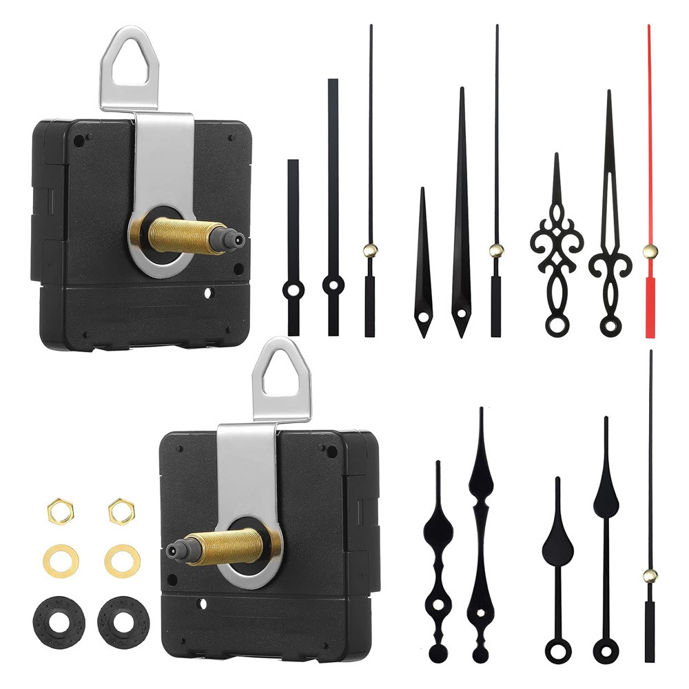 Picture of Cross-border hot selling DIY clock movement mute wall clock accessories clock Wall watch core mechanism 2 Movement +5 sets of clock needle