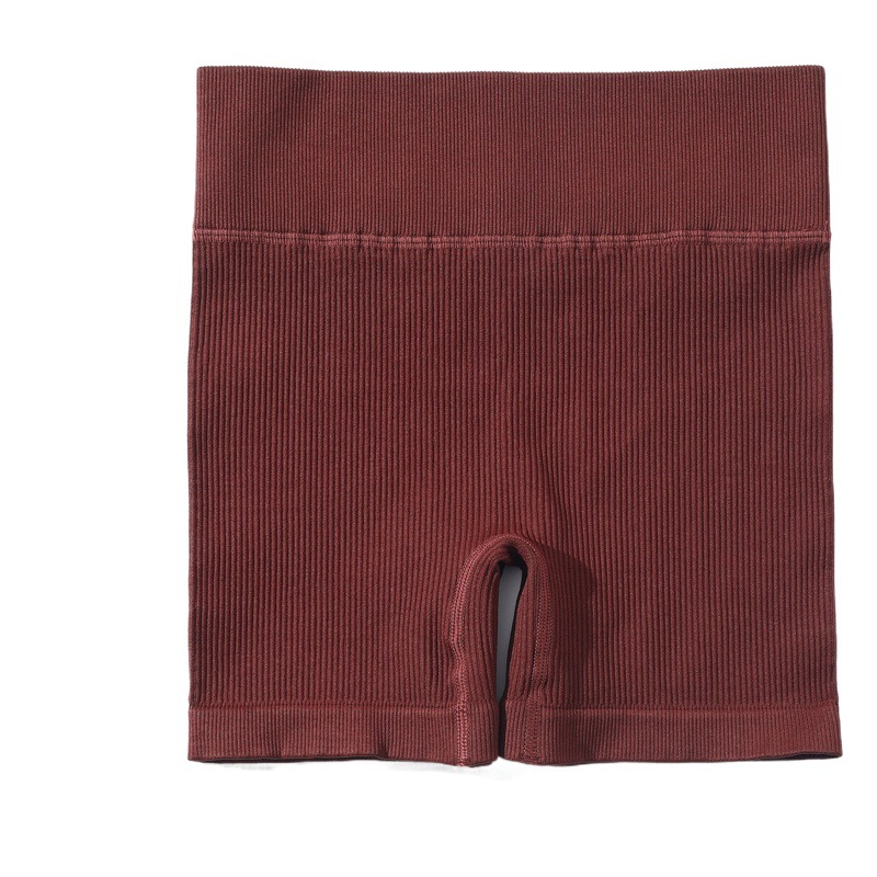 INS European and American Sports Trendy Seamless Knitted Yoga Suit Women's Sling Underwear Bra Shorts Fitness Suit