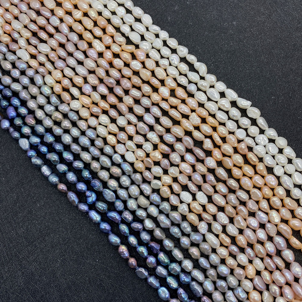 Natural Freshwater Pearl Beads 4-11mm Two-sided Light Grade A Pearl Beads DIY Jewelry Necklace Bracelet Accessories