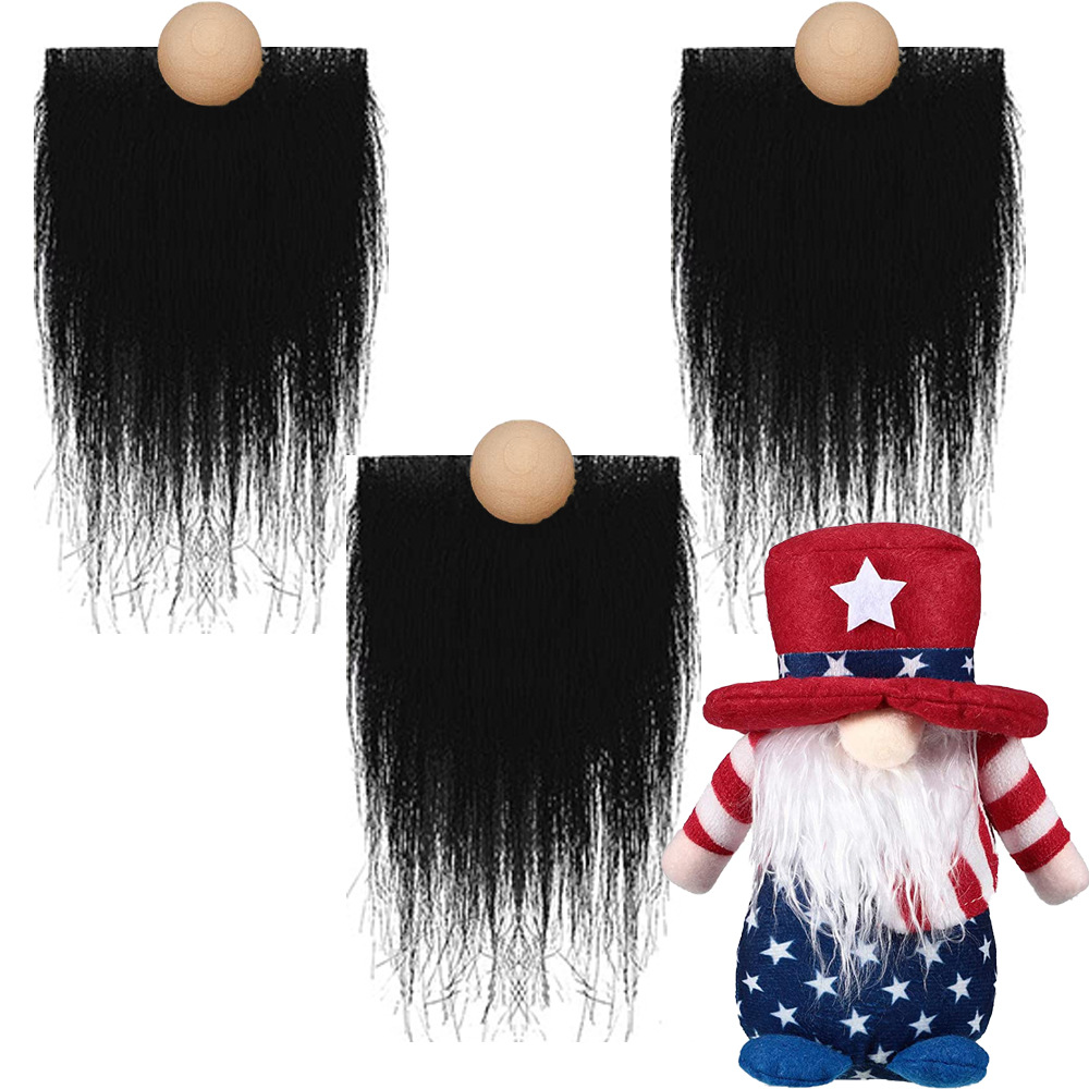 Picture of Cross-Border Gnome Dwarf Beard Artificial Hair Beard Easter Christmas Decoration Handmade DIY Accessories Lace