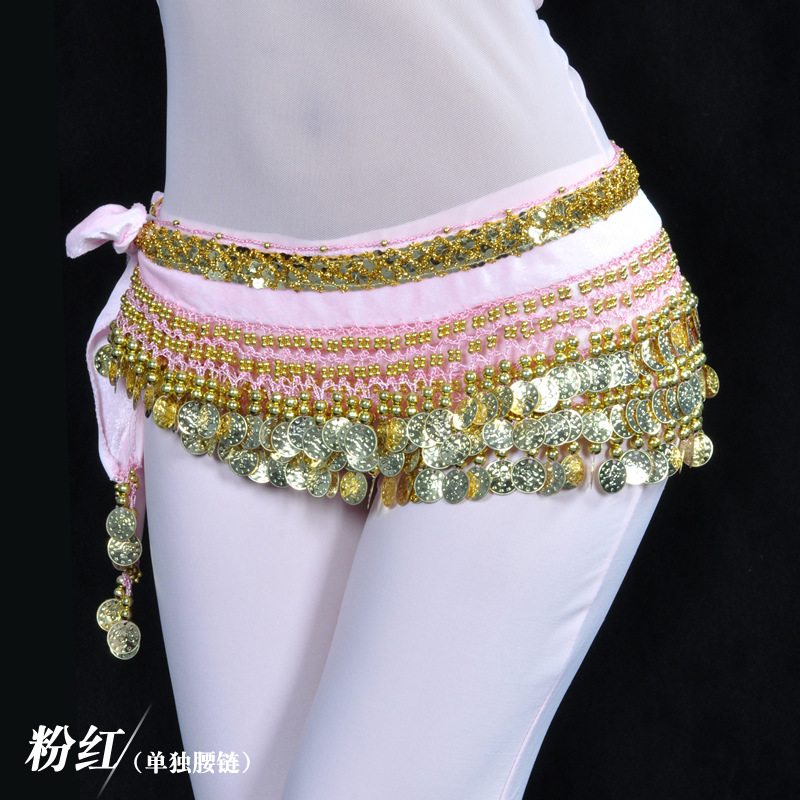 Picture of 248 Currency Belly Dance Waist Chain Belly Dance Ordinary Waist Chain Practice Belly Dance Belt Waist Towel