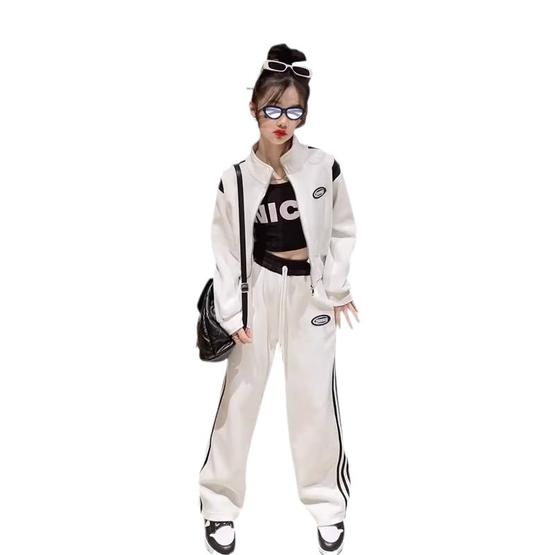Picture of Girls' autumn and winter sports suit 2024 Spring and Autumn new children's versatile fashionable casual autumn clothes two-piece set for girls